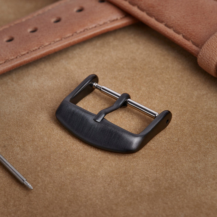 Stainless Steel Buckle - Brushed Black PVD – lifestyle photo