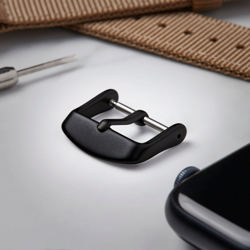 Stainless Steel Buckle - Matte Black PVD – lifestyle photo