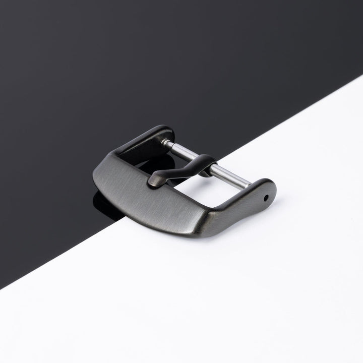 Stainless Steel Buckle - Brushed Gunmetal PVD – lifestyle photo