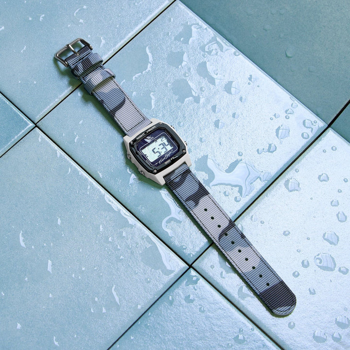 Quick Release Nylon Watch Band - Blue Camo