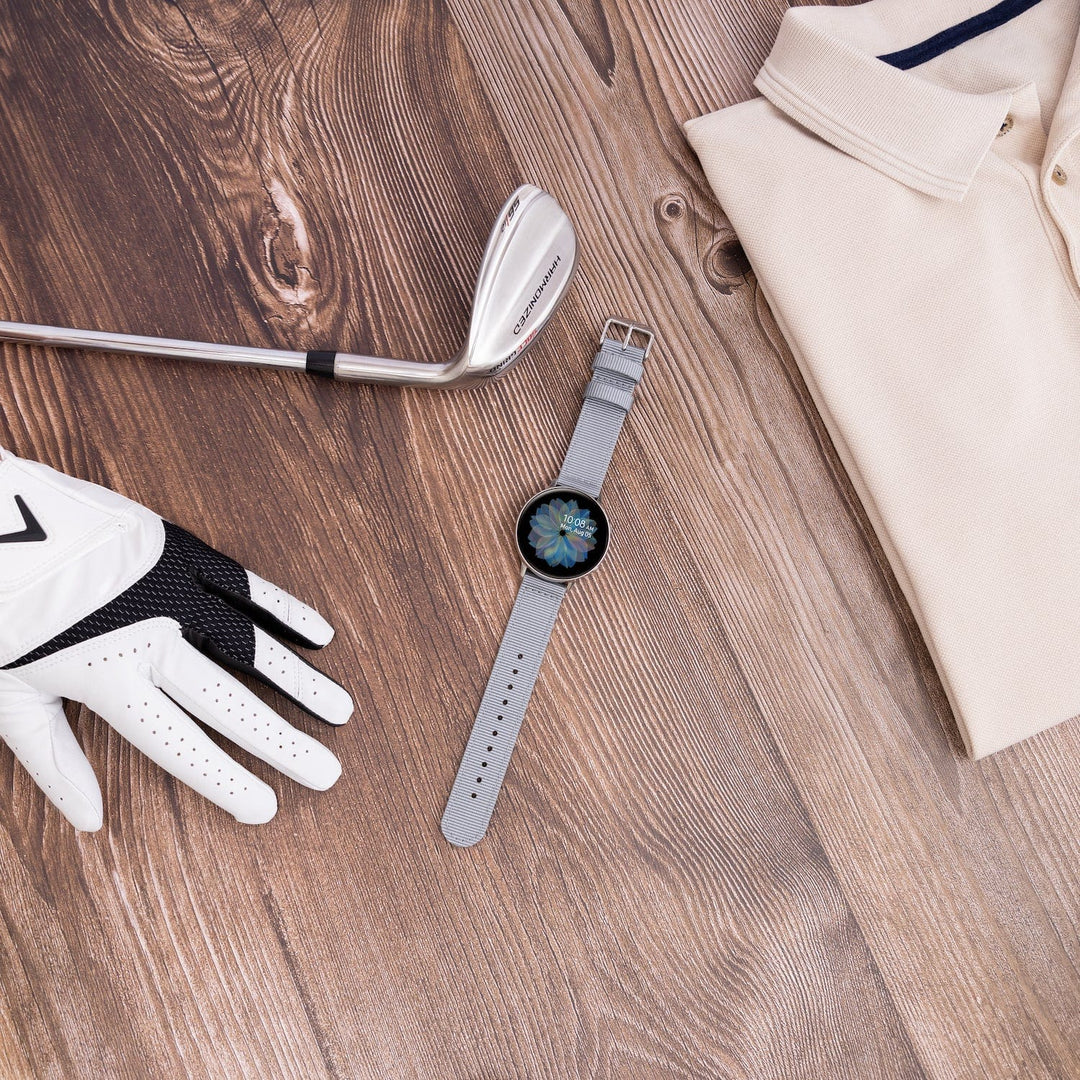 Quick Release Nylon Watch Band - Gray