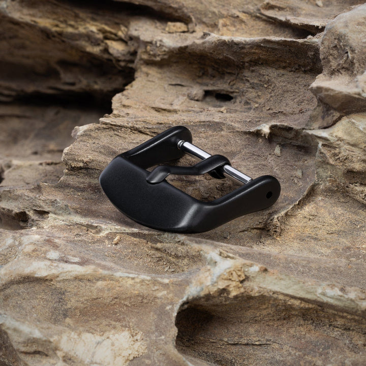 Stainless Steel Buckle - Matte Black PVD – lifestyle photo