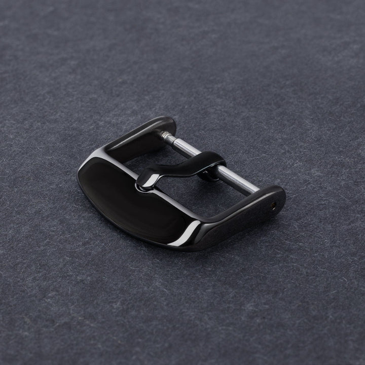 Stainless Steel Buckle - Polished Black PVD – lifestyle photo