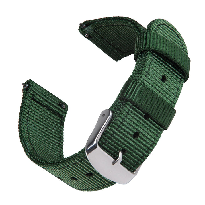 Quick Release Nylon Watch Band - Forest Green