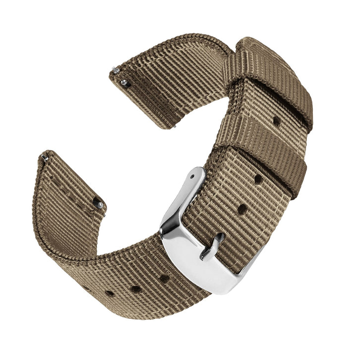 Quick Release Nylon Watch Band - Khaki – main product photo