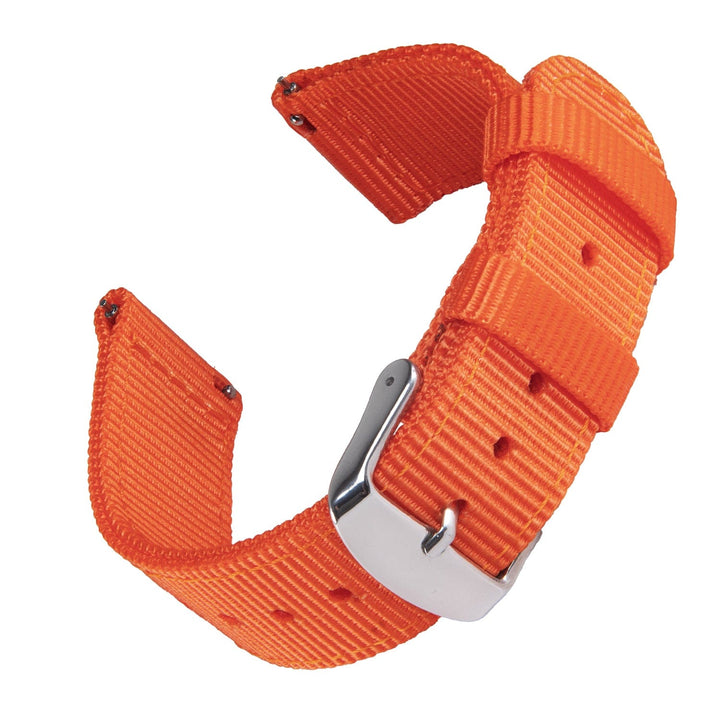 Quick Release Nylon Watch Band - Orange