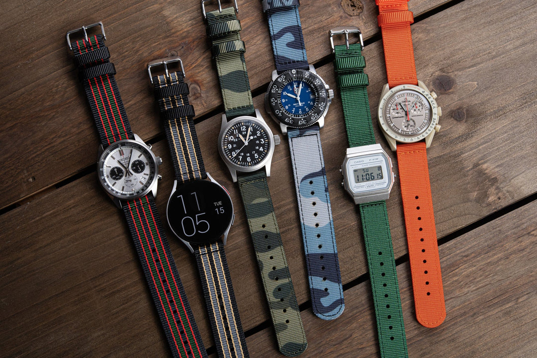 Quick Release Nylon Watch Band - Orange