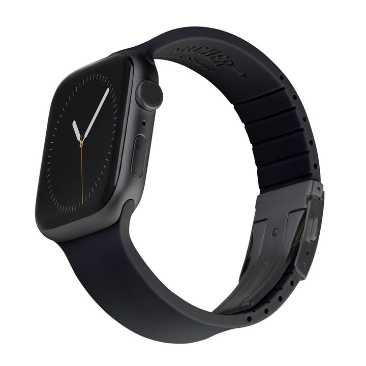 Apple Watch Custom Fit Silicone Watch Band - Black/Gray