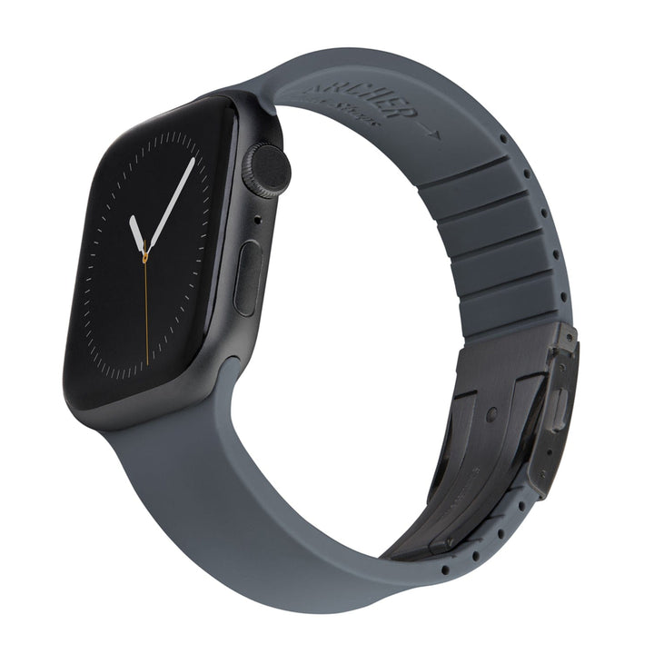 Apple Watch Custom Fit Silicone Watch Band - Graphite/Gray