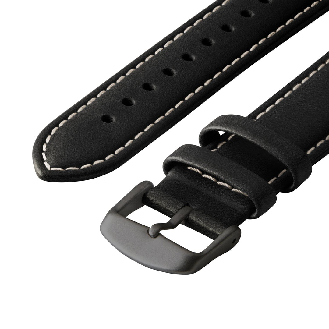 Apple Watch Leather Watch Band - Black/Natural/Space Gray
