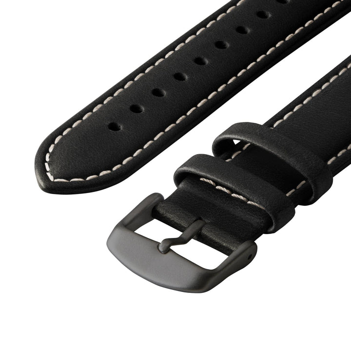 Apple Watch Leather Watch Band - Black/Natural/Space Gray