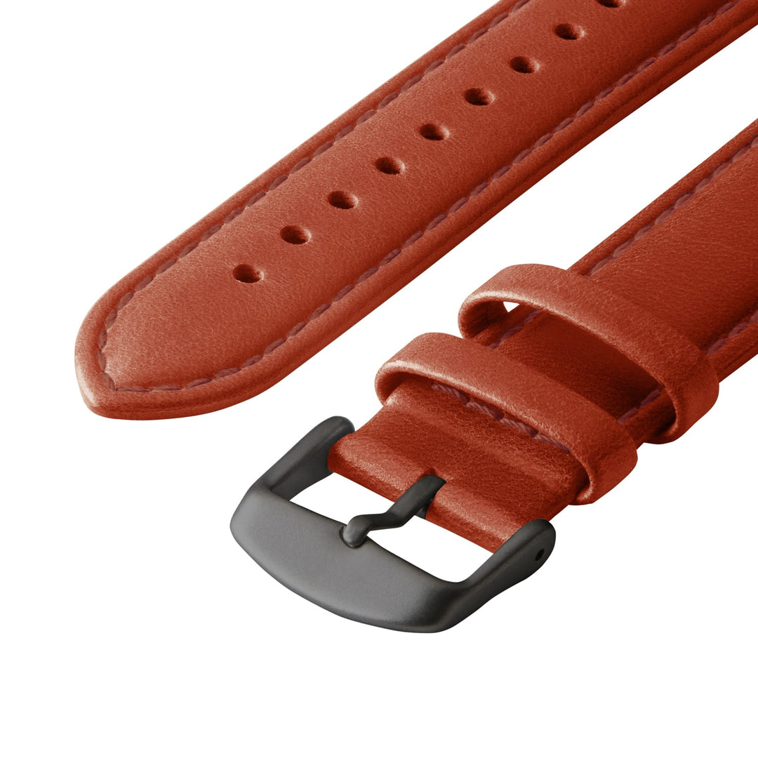 Apple Watch Leather Watch Band - Cognac/Matched/Space Gray – alternate view