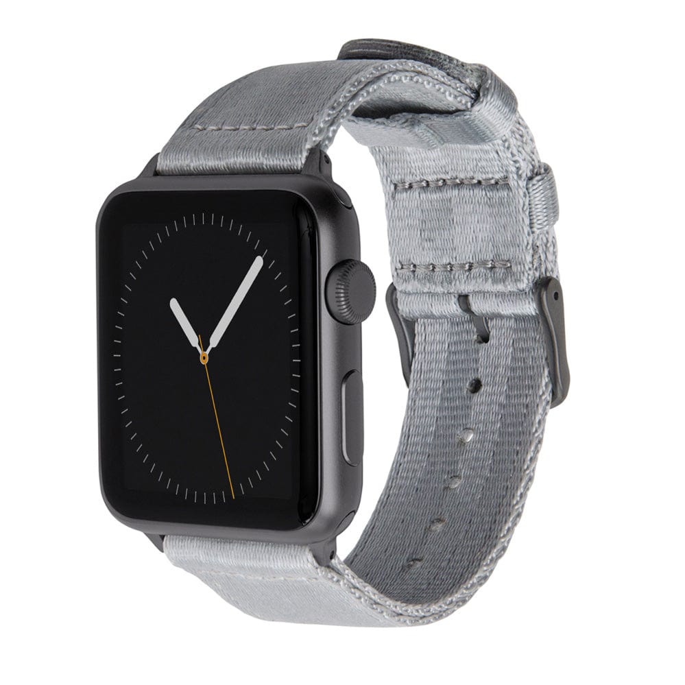 Apple Watch Seat Belt Nylon - Gray/Gray, ARC-AWSB-GRYG42, ARC-AWSB-GRYG38