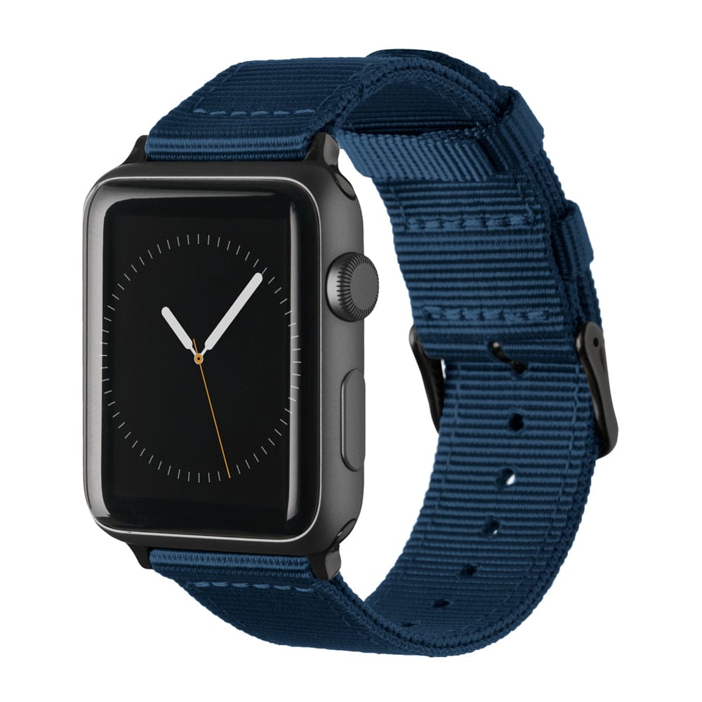 Apple Watch Nylon - Navy/Black, ARC-AWNYL-NVYB42, ARC-AWNYL-NVYB38
