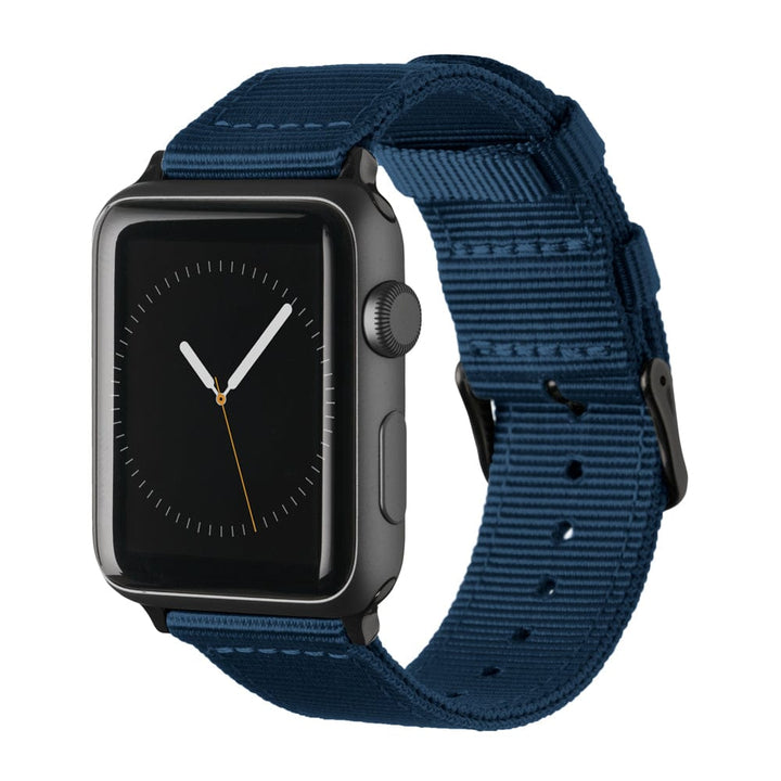 Apple Watch Nylon - Navy/Black, ARC-AWNYL-NVYB42, ARC-AWNYL-NVYB38