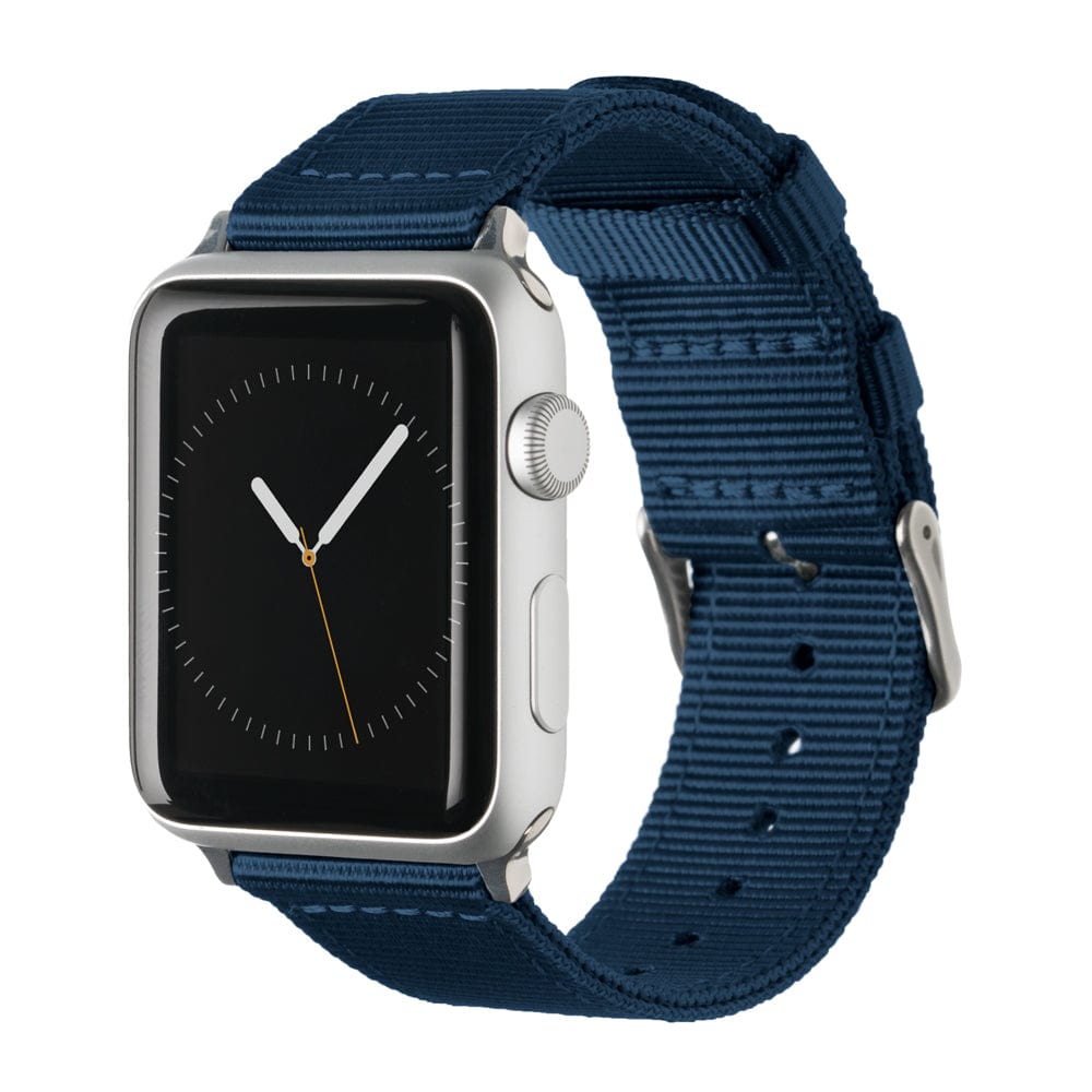 Apple Watch Nylon - Navy/Stainless, ARC-AWNYL-NVYS42, ARC-AWNYL-NVYS38
