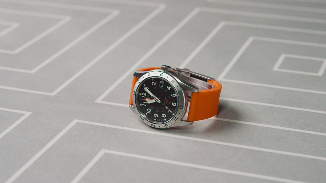 Quick Release Custom Fit Silicone Watch Band - Venetian Red