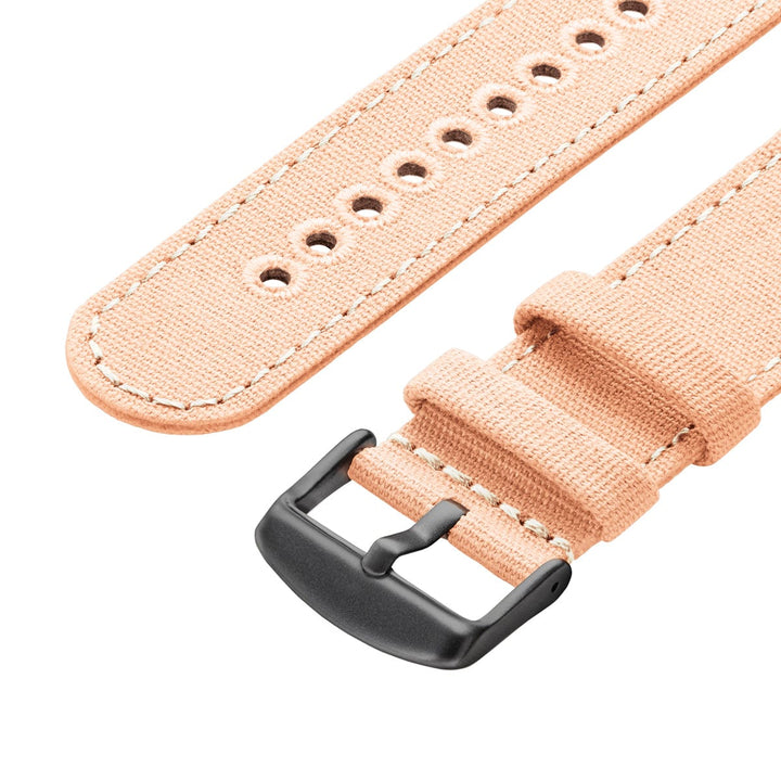 Apple Watch Canvas Watch Band - Pale Coral/Space Gray