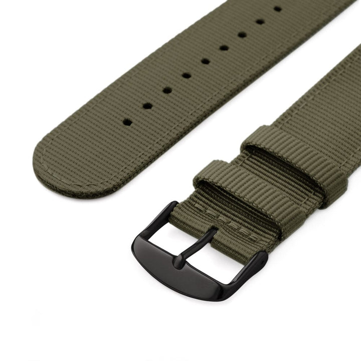 Apple Watch Nylon - Olive/Black, ARC-AWNYL-OLVB42, ARC-AWNYL-OLVB38