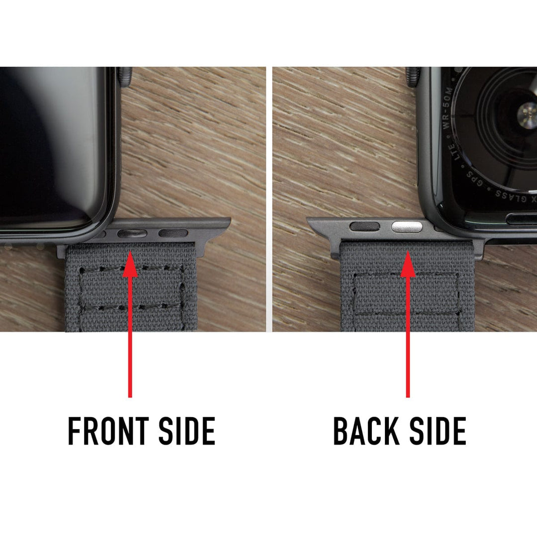 Apple Watch Canvas - Navy Blue/Silver Aluminum, ARC-AWC2-NVYS42, ARC-AWC2-NVYS38