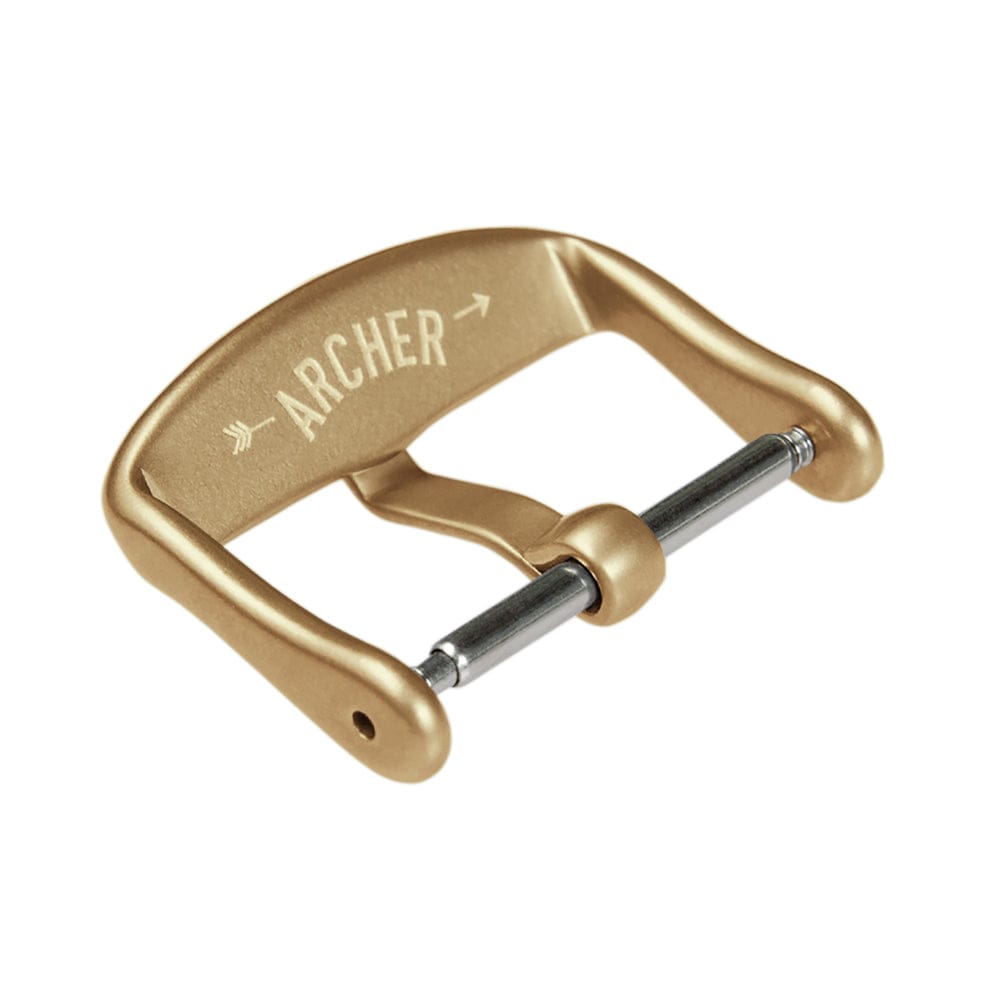 Stainless Steel Buckle - Matte Gold PVD – alternate view