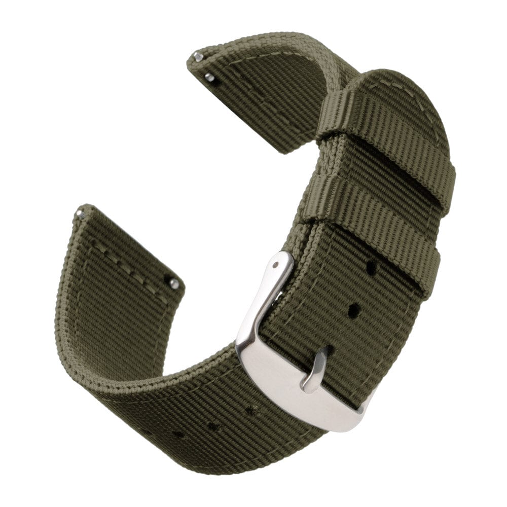 Quick Release Nylon Watch Band - Olive – main product photo