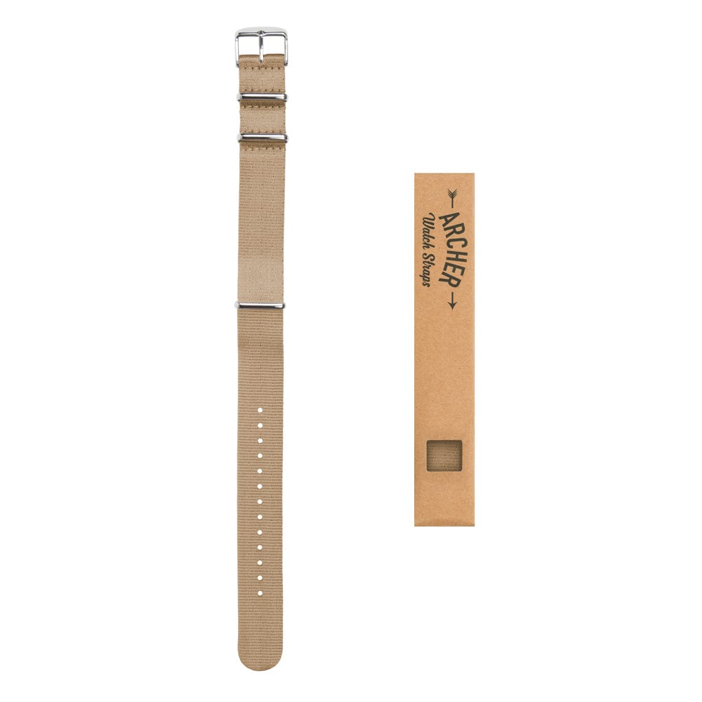 Seat Belt NATO - Khaki, Stainless Hardware, ARC-SBNATO-KHK22, ARC-SBNATO-KHK20, ARC-SBNATO-KHK18