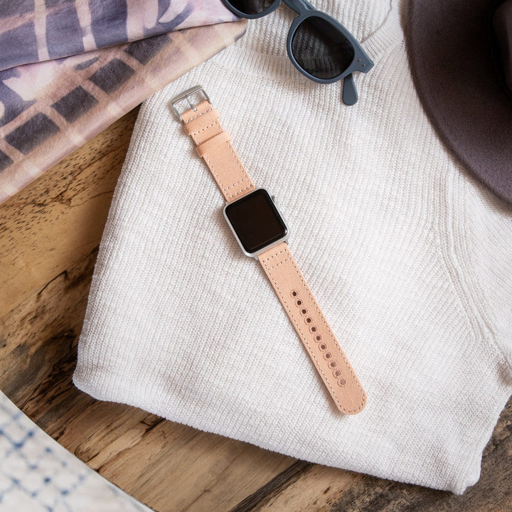 Apple Watch Canvas - Pale Coral/Silver Aluminum, ARC-AWC2-CRLS42, ARC-AWC2-CRLS38