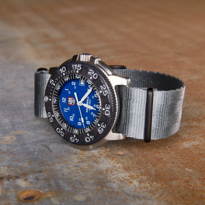 Seat Belt NATO - Gray, Black Hardware, ARC-SBNATO-GRYB22, ARC-SBNATO-GRYB20, ARC-SBNATO-GRYB18