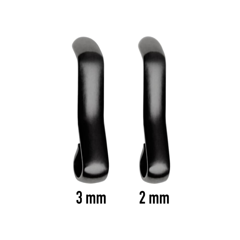 Stainless Steel Buckle - Polished Black PVD – alternate view