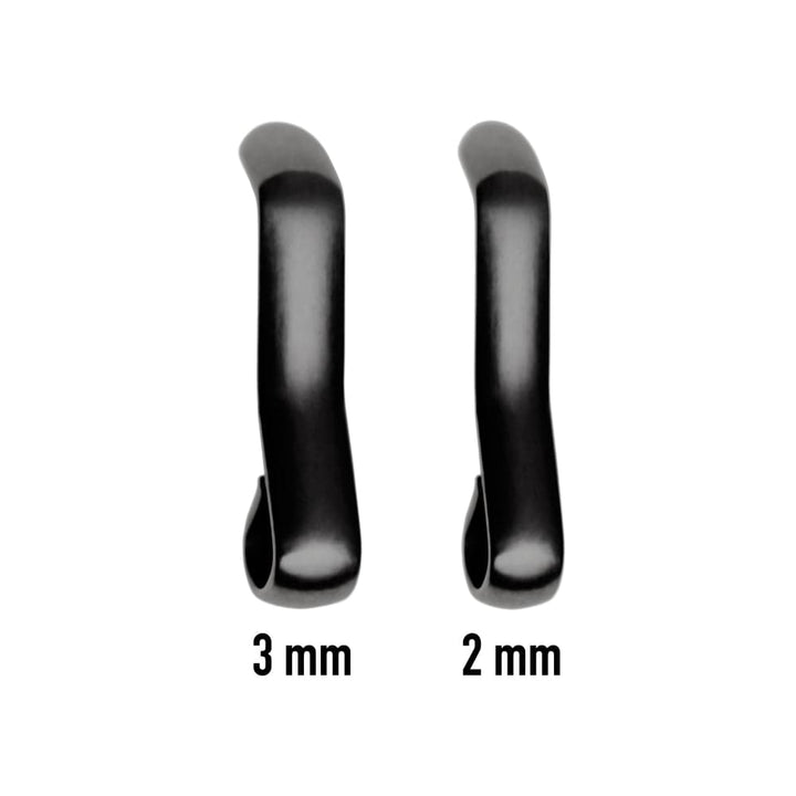 Stainless Steel Buckle - Polished Black PVD – alternate view