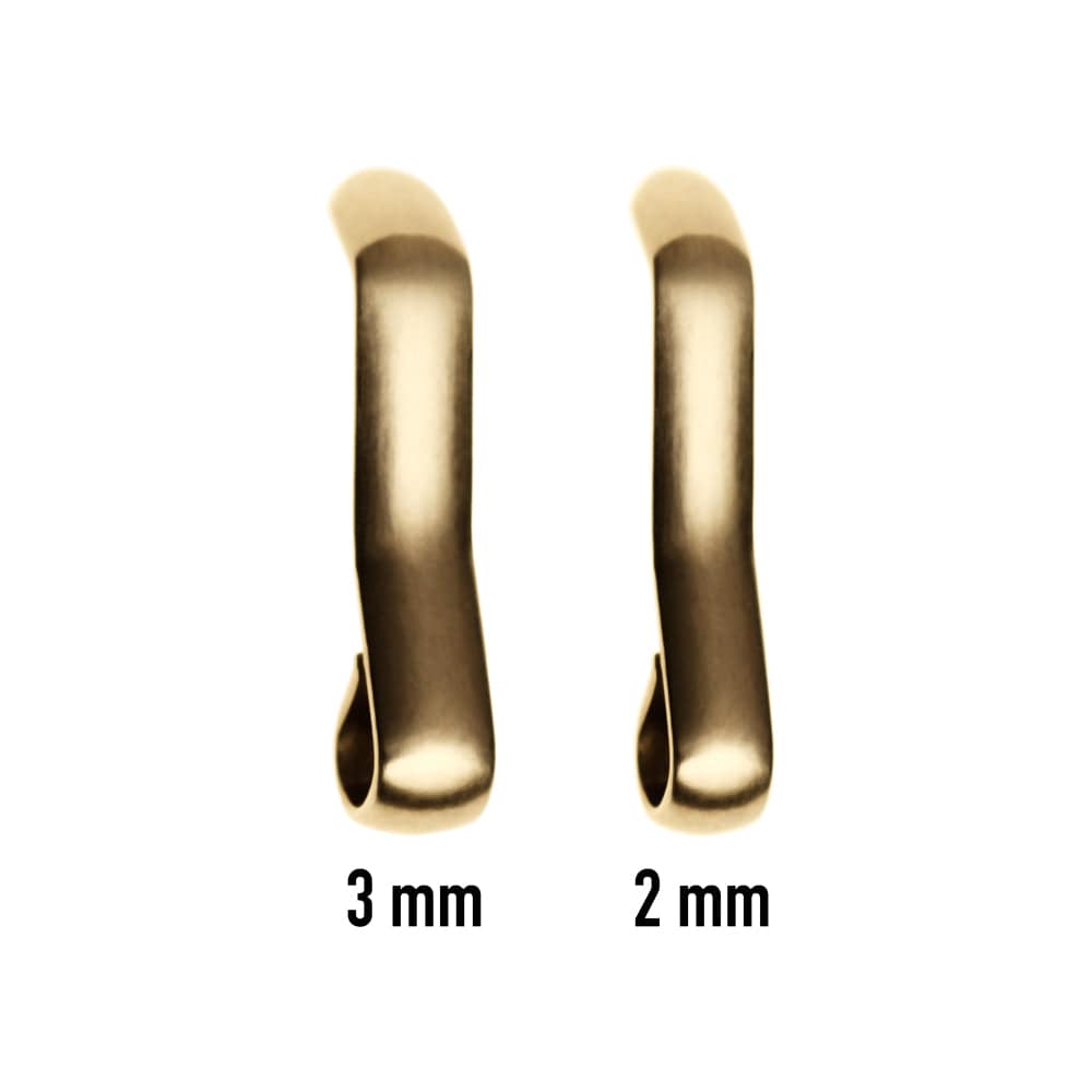 Stainless Steel Buckle - Matte Gold PVD – alternate view