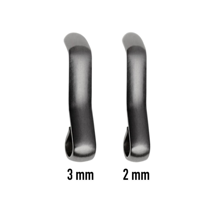 Stainless Steel Buckle - Matte Gunmetal PVD – alternate view