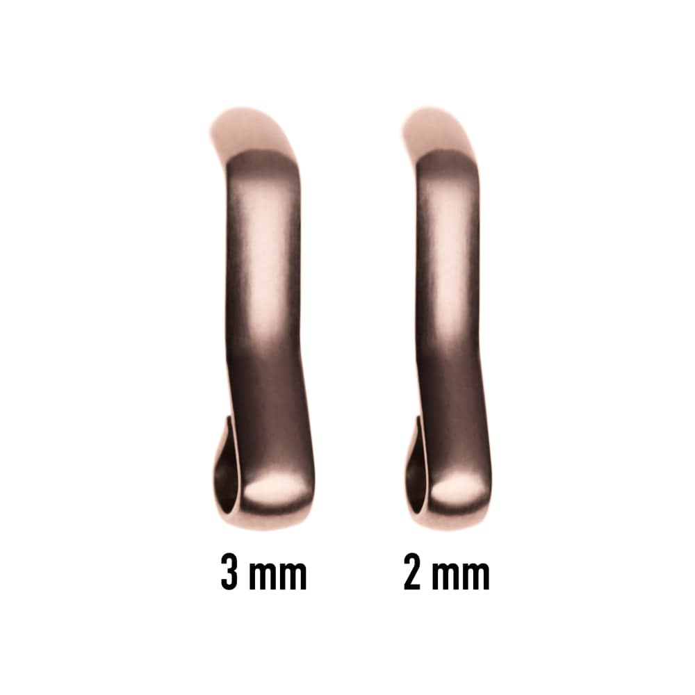 Stainless Steel Buckle - Polished Rose Gold PVD – alternate view